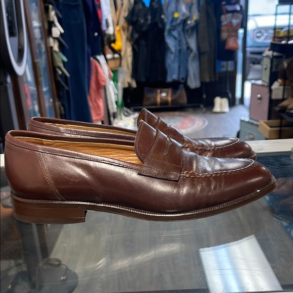 Men\'s 80’s Brown Leather Loafers main image 4